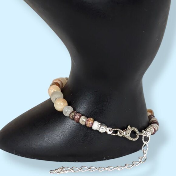 Bohemian Stone Beaded Bracelet - Picture 4 of 5